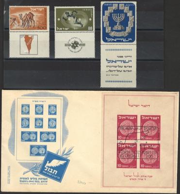**/*/gestempelt - Partie Israel ab 1948, - Briefmarken und Ansichtskarten