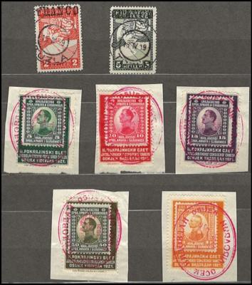 */**/gestempelt - Sammlung Jugosl. ab 1918 mit etwas Dubl., - Briefmarken und Ansichtskarten