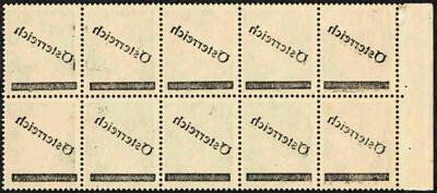 ** - Österr. Nr. 661 RandZehnerblock - Briefmarken und Ansichtskarten