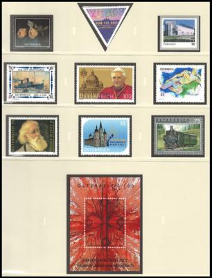 ** - Österr. - Partie EURO - NEUHEITEN (FRANKATURWARE) - Sammlung 2002/07 sowie ATS 1999/01, - Briefmarken und Ansichtskarten