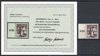** - Österreich Nr.903y (Trachten - Briefmarken und Ansichtskarten