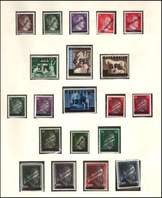 ** - Sammlung  Österr. 1945/1969meist **, - Francobolli e cartoline