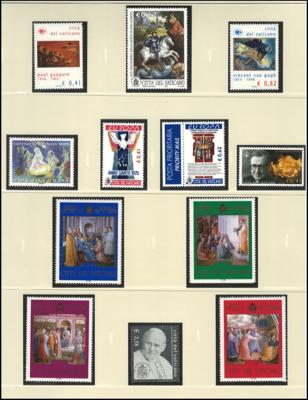 ** - Vatikan Sammlung 1981-2005 postfrisch - Briefmarken und Ansichtskarten