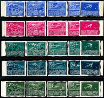 ** - WIPA Vignetten von Hesshaimer, - Briefmarken und Ansichtskarten