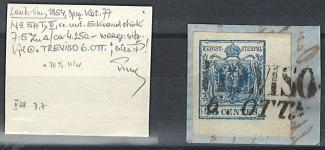 Briefstück - Lombardei-Venetien 1850 5H - Briefmarken und Ansichtskarten