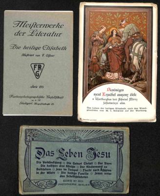 Poststück - Kl. Partie Motivkarten Christentum, - Stamps and postcards
