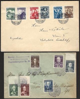 Poststück - Österr. Hainisch kpl. Satz - Briefmarken und Ansichtskarten