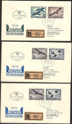 Poststück - Österr. - Partie meist FDCs und Ersttage ab 1948, - Briefmarken und Ansichtskarten