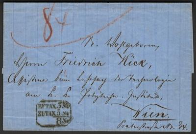 Poststück - Österr. Wien ca.1860 unfrankierte - Známky a pohlednice