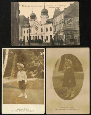 Poststück - Partie AK meist Bezug Österr. Kaiserhaus mit ein wenig Militaria, - Francobolli e cartoline