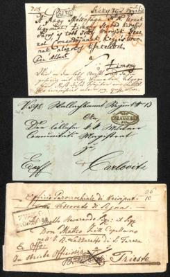 Poststück - Ungarn ca.1830/40 12 Vorphila-Briefe aus der ungar. Reichshälfte, - Briefmarken und Ansichtskarten