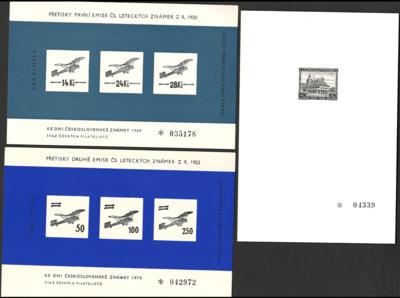 ** - Außergewöhnliche sammlung CSR ab 1945 Blöcke/ Kleinbogen/Sonderdrucke, - Známky a pohlednice