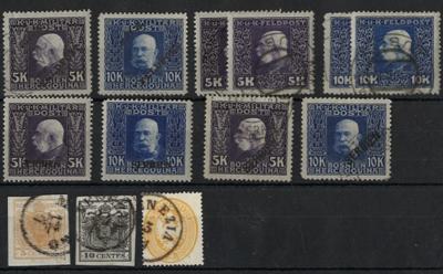 .gestempelt/* - Österr. - Sammlung Feldpost mit Lombardei, - Francobolli e cartoline