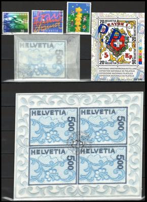 .gestempelt/Poststück - Sammlung Schweiz ca. 1854/2008 u.a. mit PAX, - Stamps and postcards
