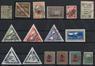 */gestempelt - Sammlung Baltikum ca. 1918/1939, - Stamps and postcards