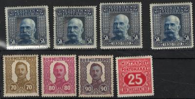 */gestempelt - Sammlung Bosnien, - Briefmarken und Ansichtskarten