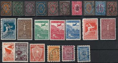 .gestempelt/*/** - Sammlung Bulgarien 1879/1943, - Briefmarken und Ansichtskarten
