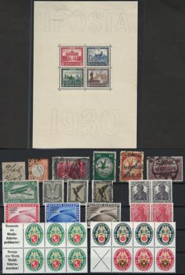 */gestempelt - Sammlung D.Reich 1872/1932, - Briefmarken und Ansichtskarten