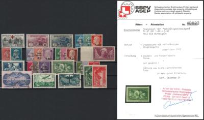 .gestempelt/**/* - Sammlung Frankreich ca. 1849/1953 u.a. mit Nr. 311, - Stamps and postcards