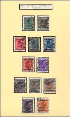 .gestempelt - Sammlung Jugosl. Ausg. 1921/1968 - Sätze, - Francobolli e cartoline