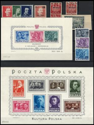 **/*/gestempelt - Sammlung Polen ca. 1945/1977, - Francobolli e cartoline