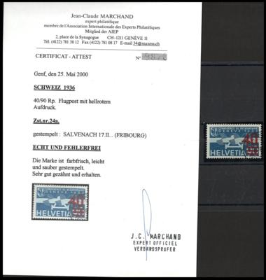 .gestempelt - Schweiz Nr. 293a mit Entwertung von SALVENACH, - Francobolli e cartoline