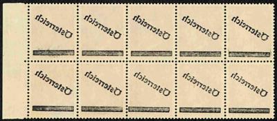 ** - Österr. Nr. 663 Randzehnerblock - Briefmarken und Ansichtskarten