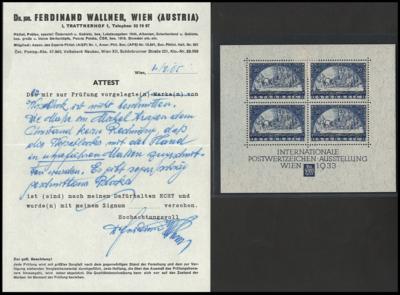 * - Österr. - WIPABLOCK (125:105), - Stamps and postcards