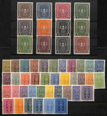** - Österreich 1922/24 Nr.360-97 (Freimarken - Stamps and postcards