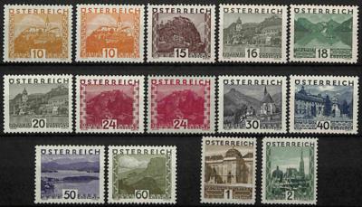** - Österreich 1929/30 Nr.498-511 (Freimarken - Stamps and postcards