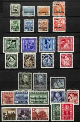 ** - Österreich 1934/37 Winterhilfe - Stamps and postcards