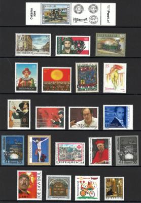** - Österreich Sammlung ab 1977 doppelt - Stamps and postcards