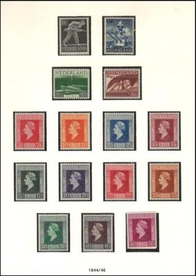 ** - Sammlung Niederlande ca. 1944/2000, - Stamps and postcards