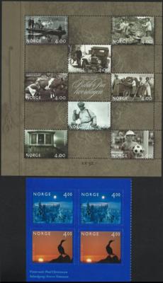 **/* - Sammlung Norwegen ca. 1929/2001, - Briefmarken und Ansichtskarten