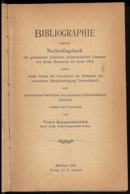 LIT - Victor Suppantschitsch -Bibliographie - Briefmarken und Ansichtskarten