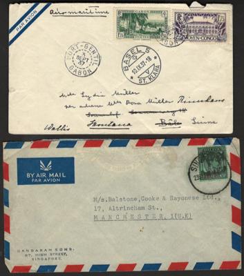 Poststück - Europa u. Übersee - Partie Bedarfspost, - Stamps and postcards