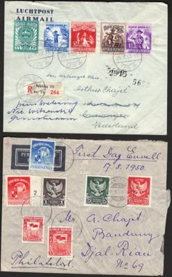Poststück - Indonesien - Partie Poststücke - Známky a pohlednice