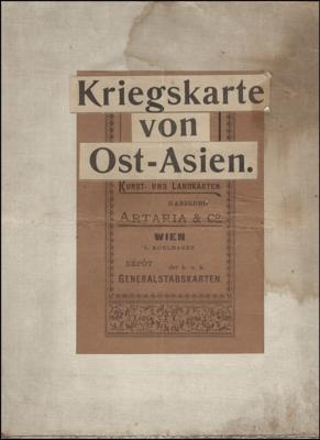 Poststück - Kriegskarte von Ost-Asien 1906 (russ.-jap. Krieg) Verlag Artaria, - Briefmarken und Ansichtskarten