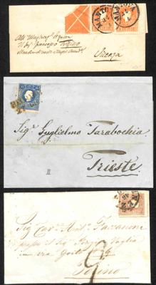 Poststück - Lombardei-Venetien 13 Briefe, - Stamps and postcards