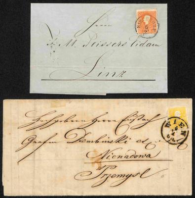 Poststück - Österreich 10 Briefe II. Ausgaben, - Francobolli e cartoline