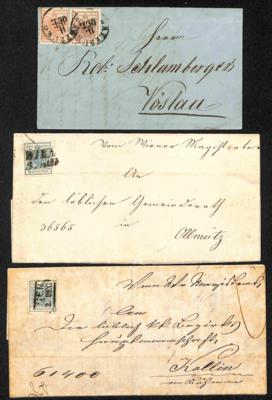Poststück - Österreich 1850 ca. 40 Briefe der I. Ausgabe, - Briefmarken und Ansichtskarten