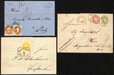 Poststück - Österreich 1860/76 19 Briefe, - Francobolli e cartoline