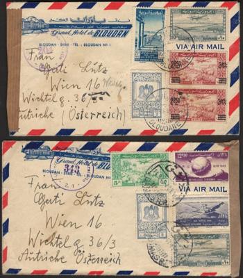 Poststück - Syrien - Partie Briefe - Známky a pohlednice