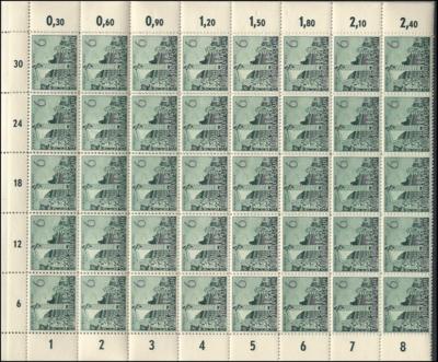 ** - D.Reich Nr. 739/42 (Leipziger Frühjahrsmesse 1940) - 40 Sätze, - Známky a pohlednice