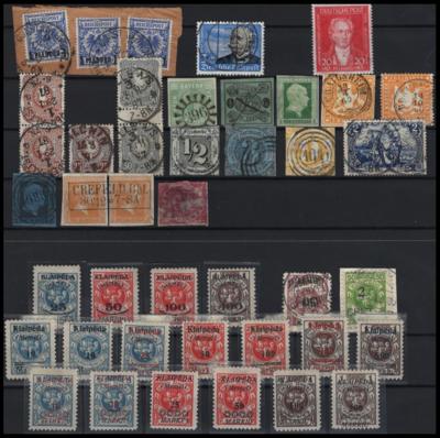 **/*/gestempelt - Dt. Reich, - Stamps and postcards