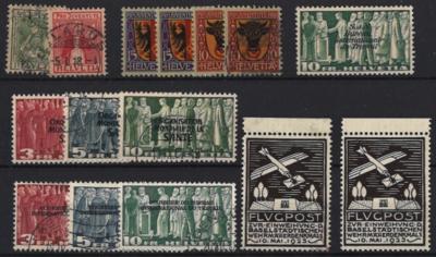 **/*/gestempelt - Partie Schweiz, - Stamps and postcards