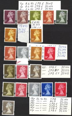 ** - Großbritannien spezialisierte Sammlung Freimarken 1971/2000 Typ Machin, - Stamps and postcards