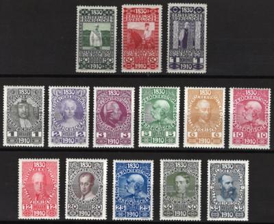 ** - Österreich 1910 Nr.161-74 (Geburtstag - Stamps and postcards