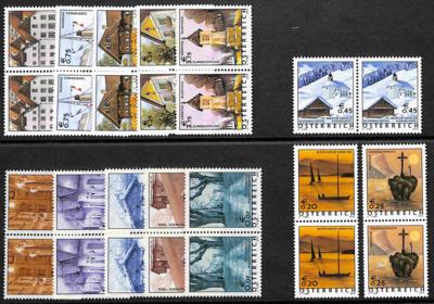 ** - Österreich Frankaturware mit Blocks, - Stamps and postcards