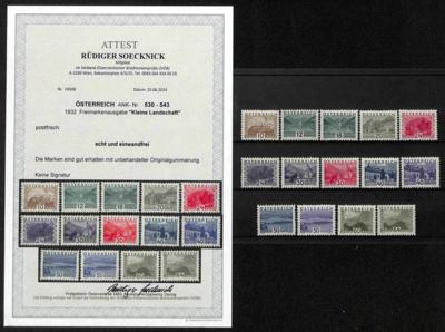 ** - Österreich Nr.530-43 (Freimarken - Briefmarken und Ansichtskarten